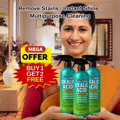 Oxalic Acid Cleaning Spray | BUY 1 GET 2 FREE | Removes Stain | Instant Shine