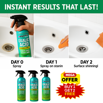 Oxalic Acid Cleaning Spray | BUY 1 GET 2 FREE | Removes Stain | Instant Shine